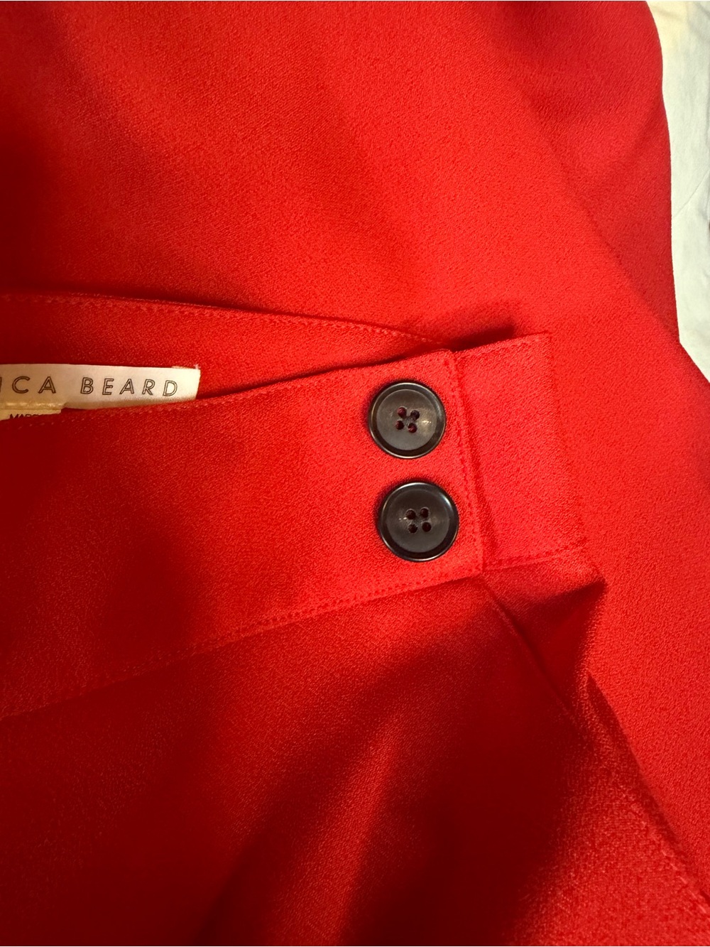 Veronica Beard Red Sailor Wide Leg Pants High Rise Trousers 8 Old Money French - Picture 9 of 14